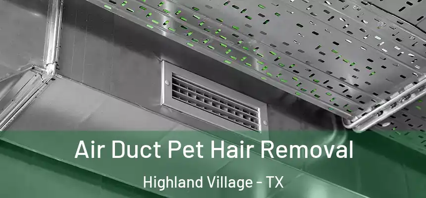 Air Duct Pet Hair Removal Highland Village - TX